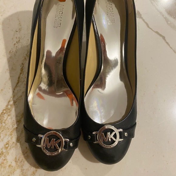 Michael Kors Shoes - Michael Kors Black Pumps with MK Logo